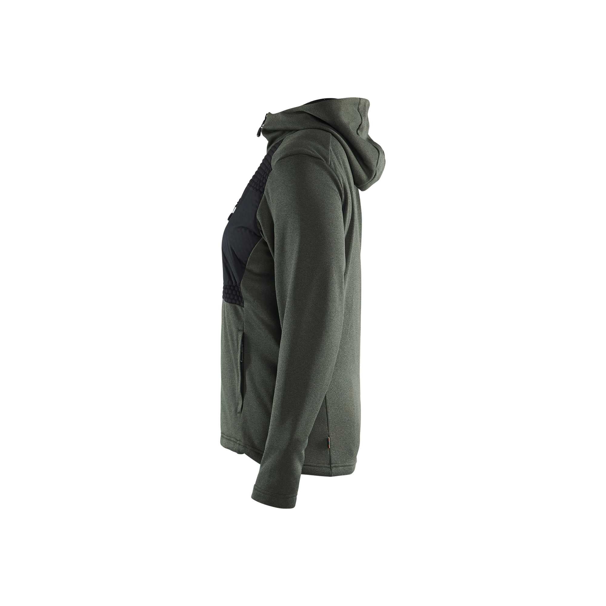 BLAKLADER 35422533 WOMEN'S HOODIE WITH FULL LENGTH ZIP Work Jacket WOMEN - Pique Fleece